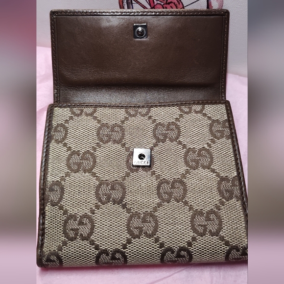 Authentic Gucci Monogram GG Compact bifold Wallet•GUC•COA available - Picture 5 of 17